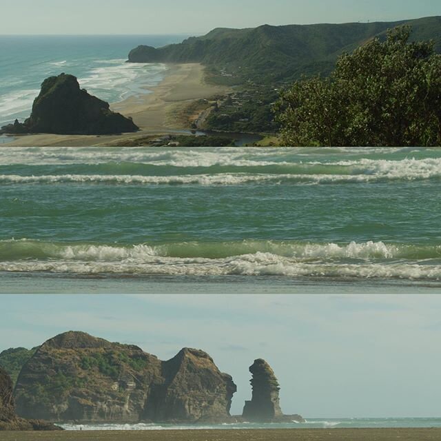 Piha Beach in New Zealand. Some grabs from our recent shoot there. Incredible. Black sand beach. #documentary #travel #producer #director #cinematography #r3d #shotonred #reddigitalcinema #beach #outdoors #pihabeach #auckland #newzealand