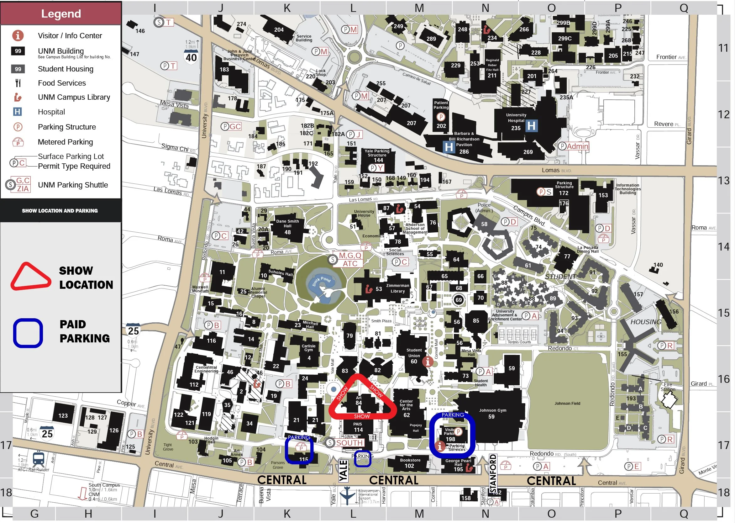 UNM Map Zoomed Out