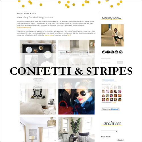 Insiem House - Press - Confetti &amp; Stripes