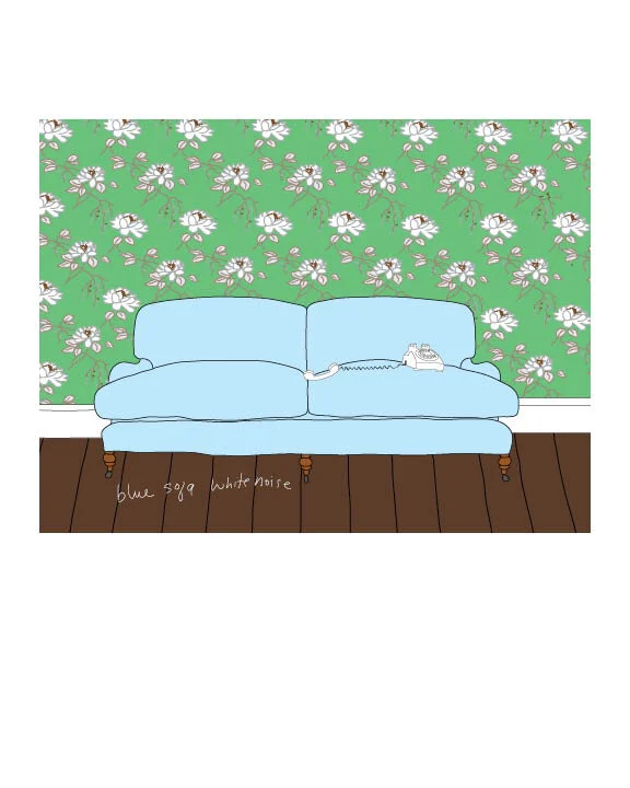 Blue Sofa White Noise