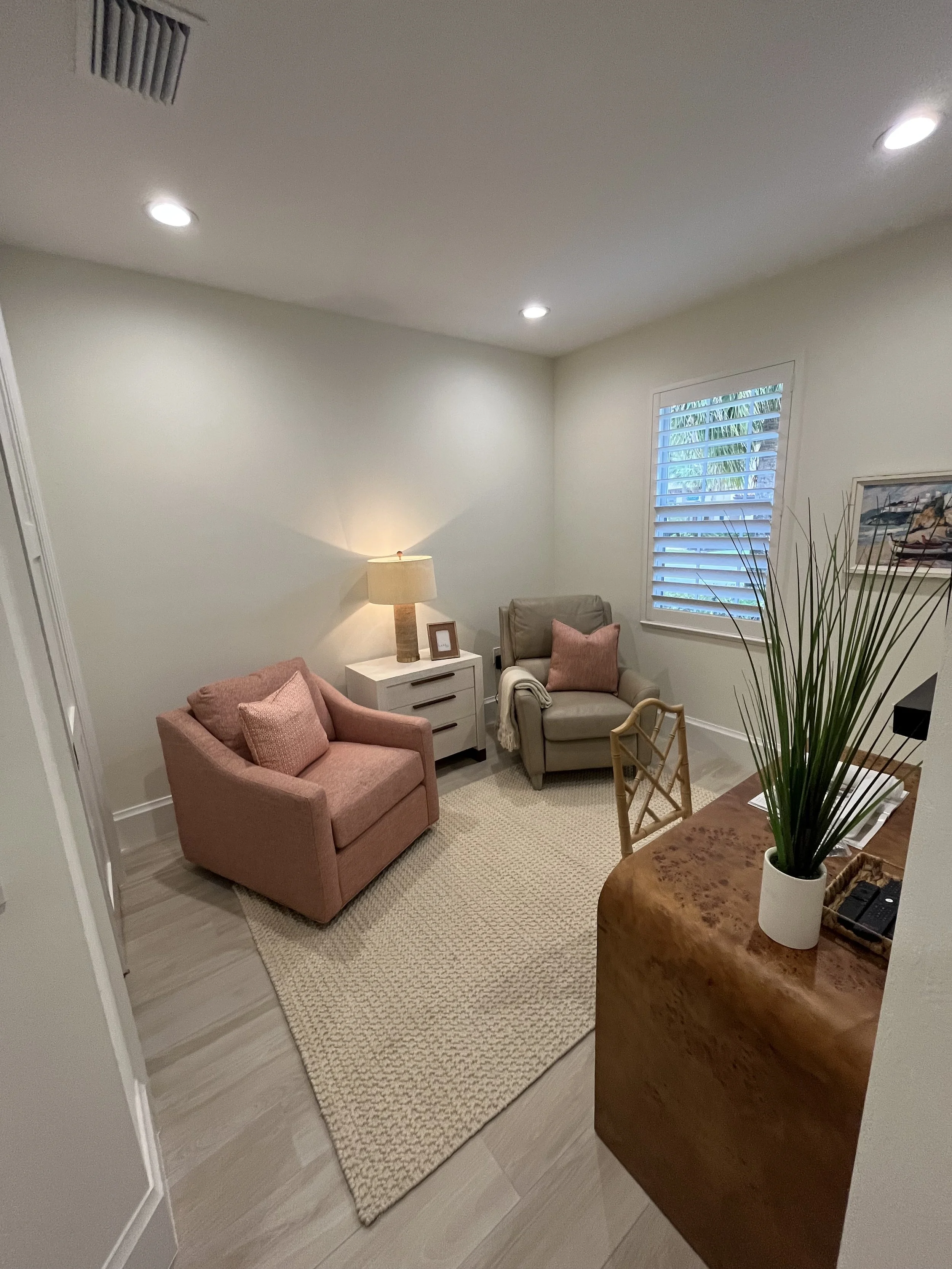 Home office - porcelain - tile floor - condo living - remodel.jpg