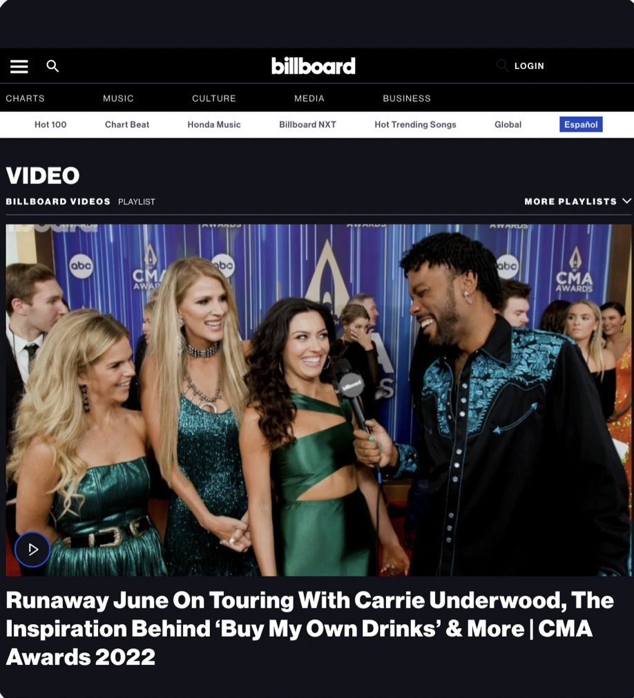 Billboard CMA Red Carpet Interview