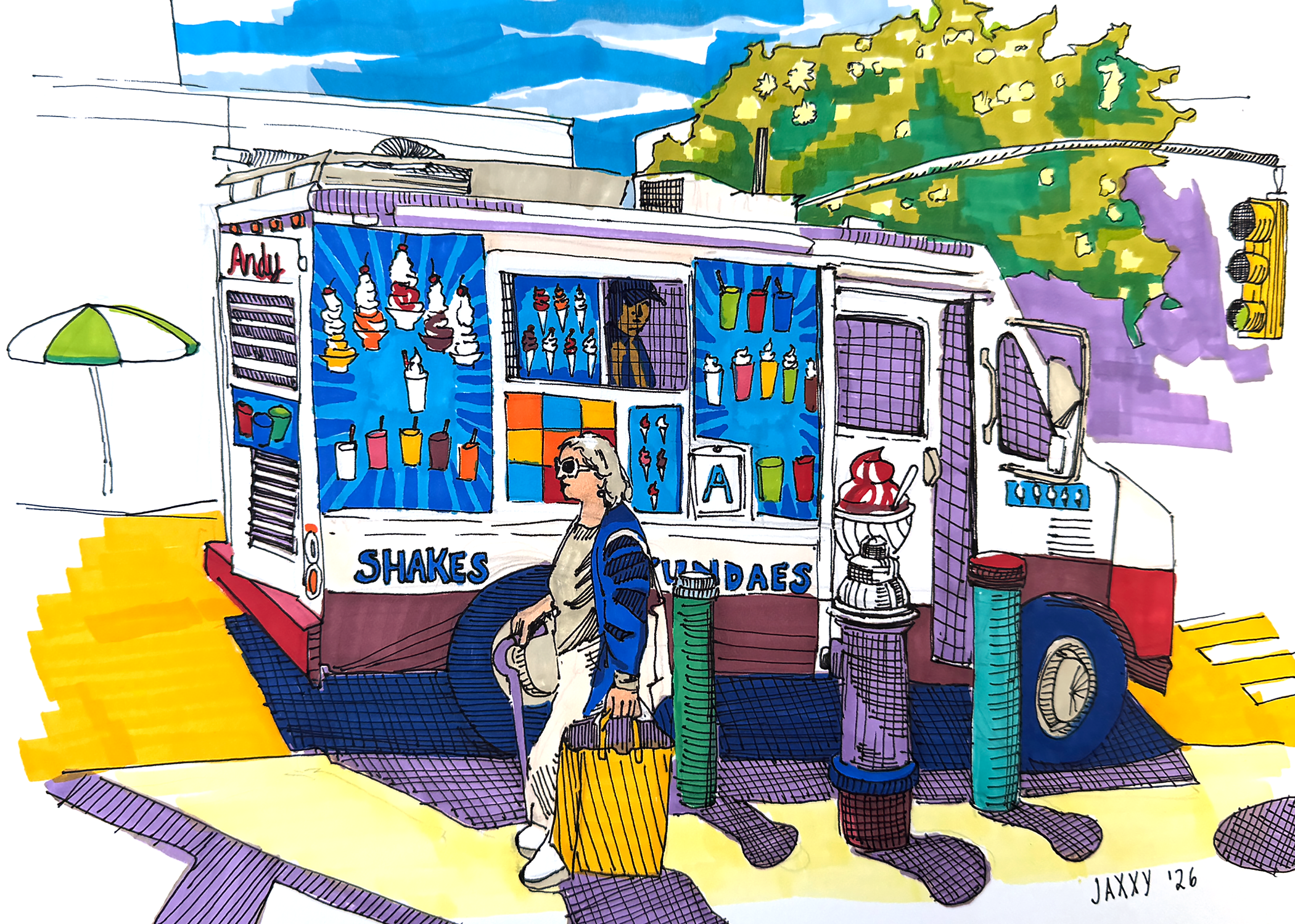 Ice Cream Truck sighting: Knickerbocker. 2026