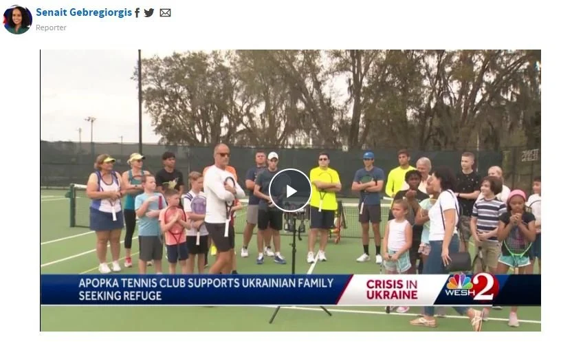 Apopka's&nbsp;tennis&nbsp;community rallies behind Ukrainian family seeking refuge