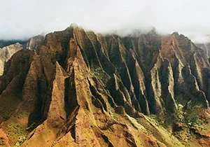 Flight over Kauai, Hawai'i