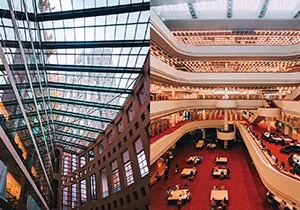 Left: Vancouver Library - Right: Toronto Library