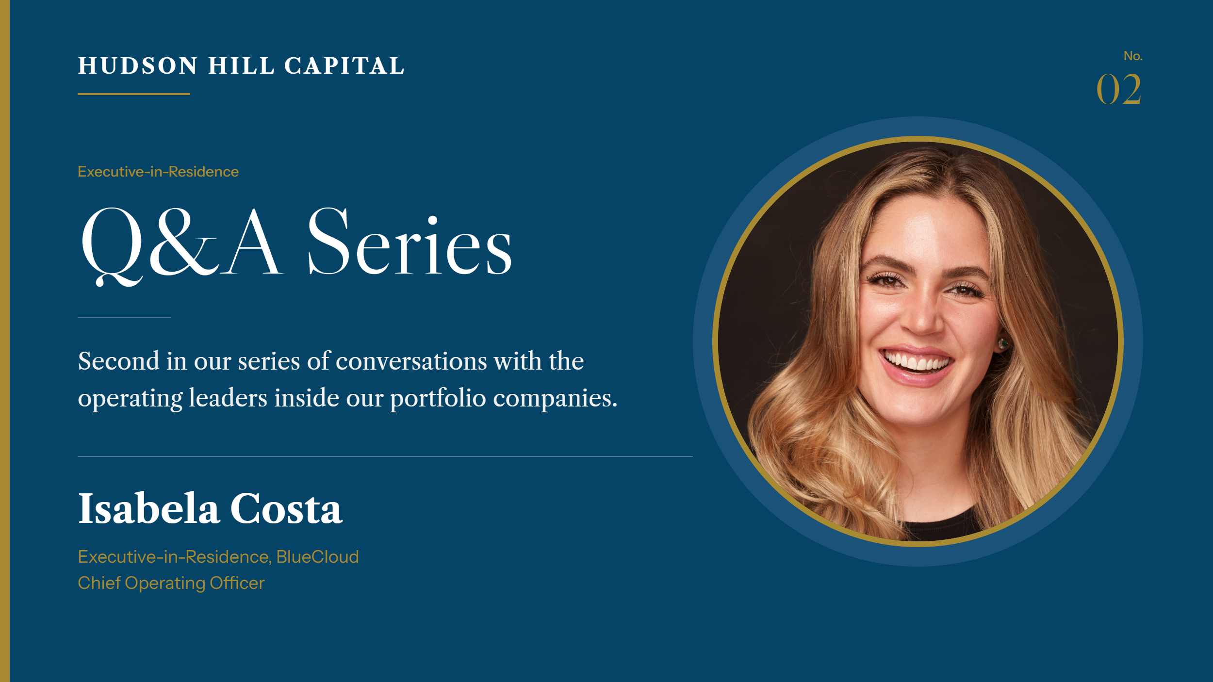 From Chief of Staff to COO: Isabela Costa on Growing Into the Operating Seat at BlueCloud