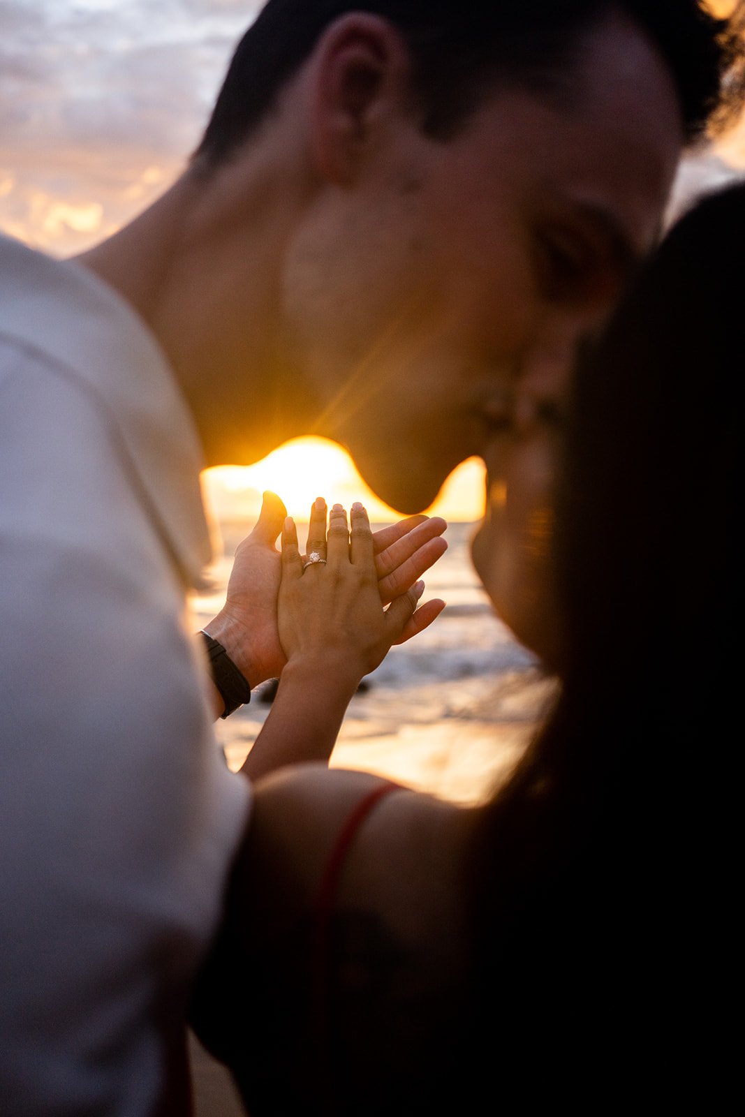 Maui Sunset Proposal Photography