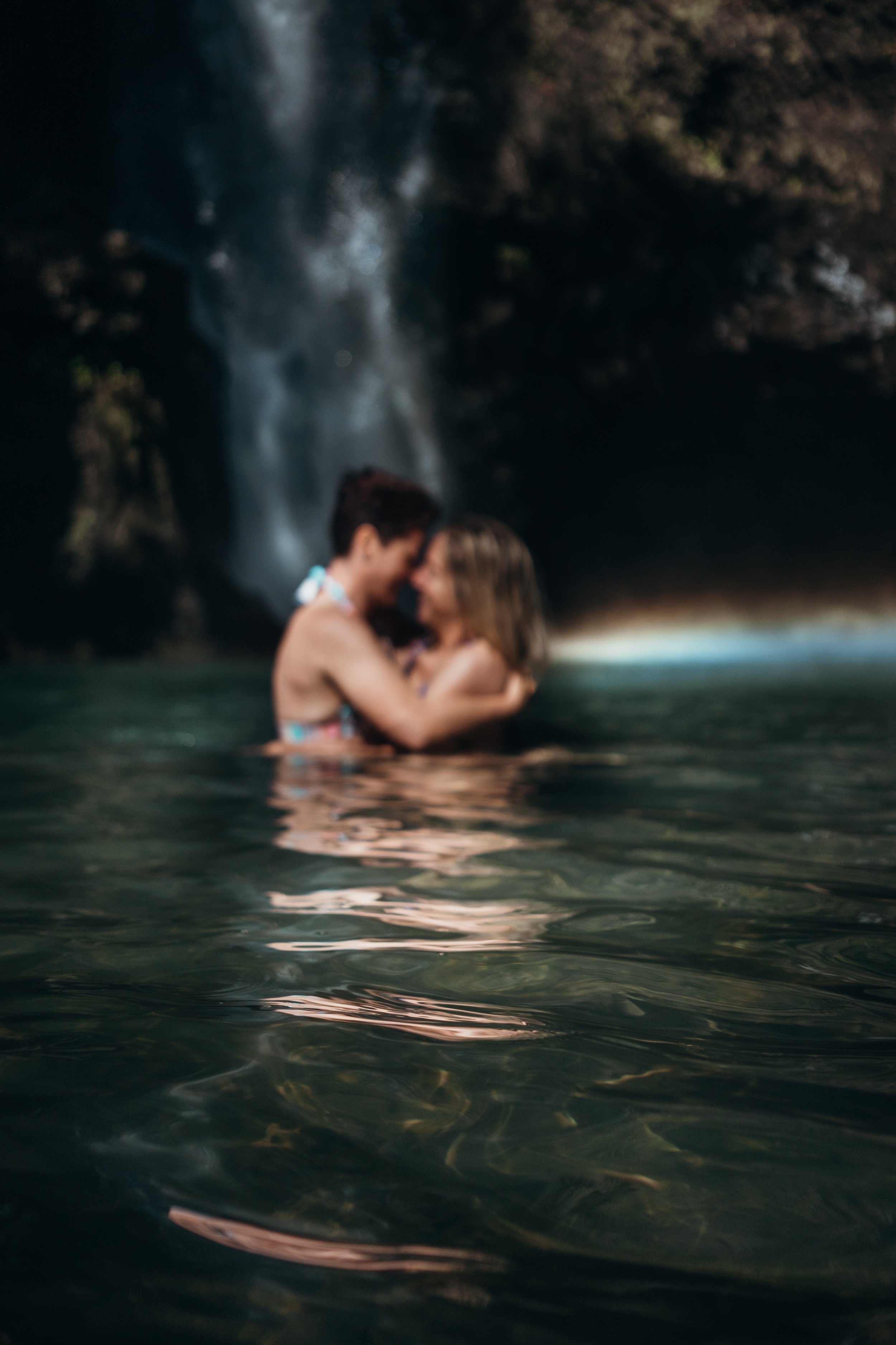 Maui Waterfall Couples Photoshoot