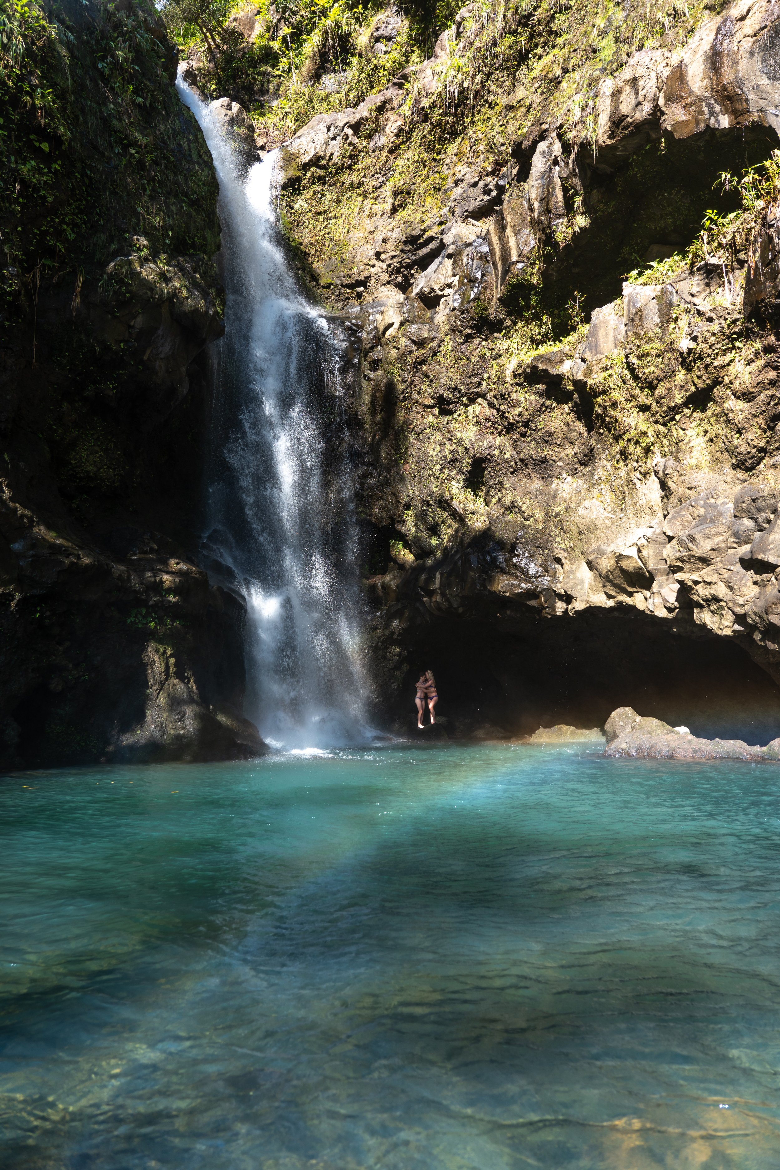 Waterfall Couples Photos Maui