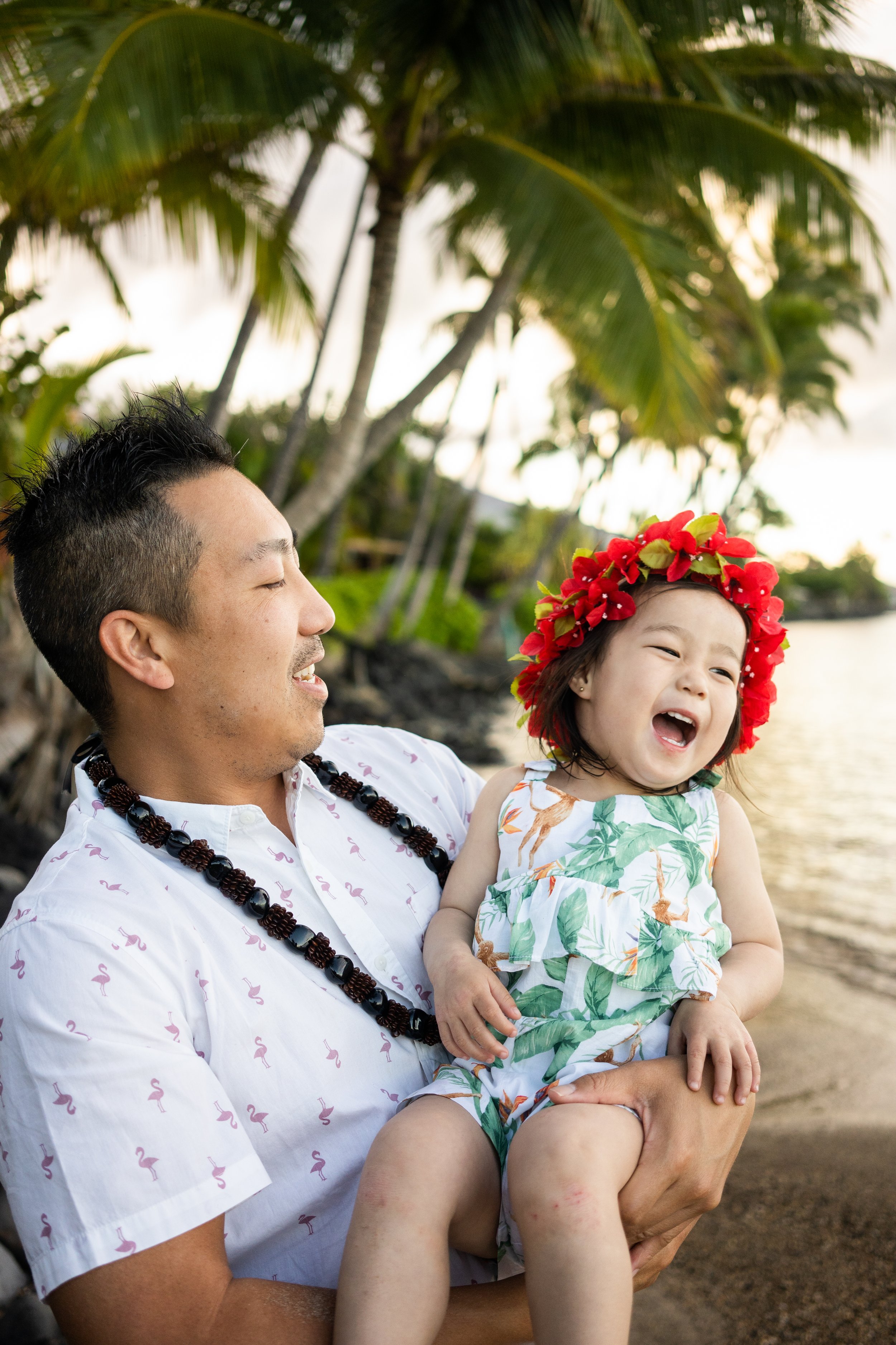 Father Daughter Maui Photos