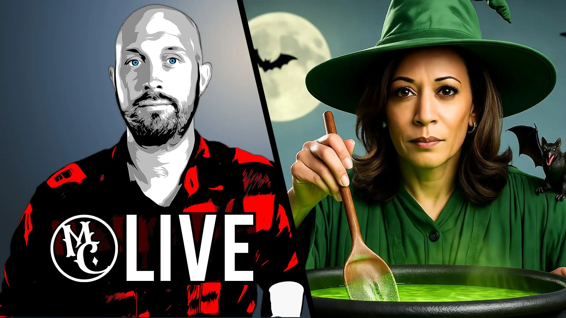Halloween Special, Kamala ‘Not Done,’ Aircraft Carrier to Drug War | MC Live 10/26/25