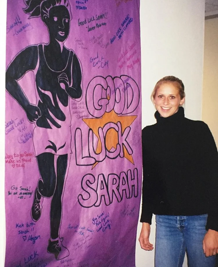 In 2003 before my first marathon.