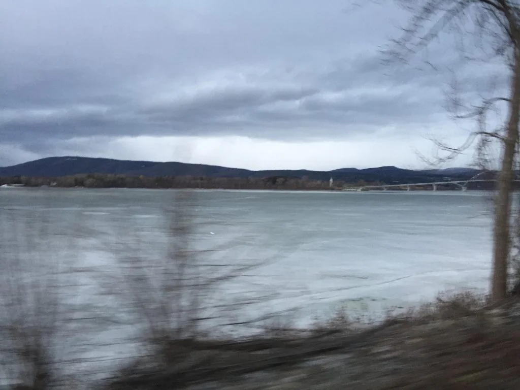 After 25 hours in Saranac Lake we racing the storm back to NH.
