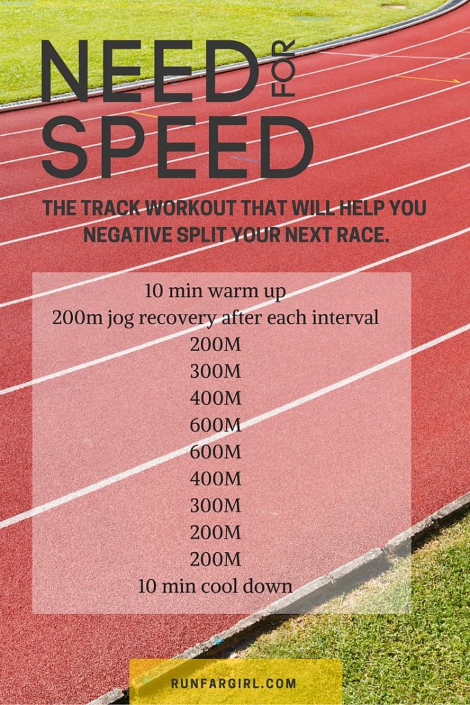 4 Workouts That Will Make You A Faster Runner  Track workout, Track workout  training, Speed workout