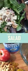 Cashew Chicken Curry Salad with Stonyfield Greek Yogurt