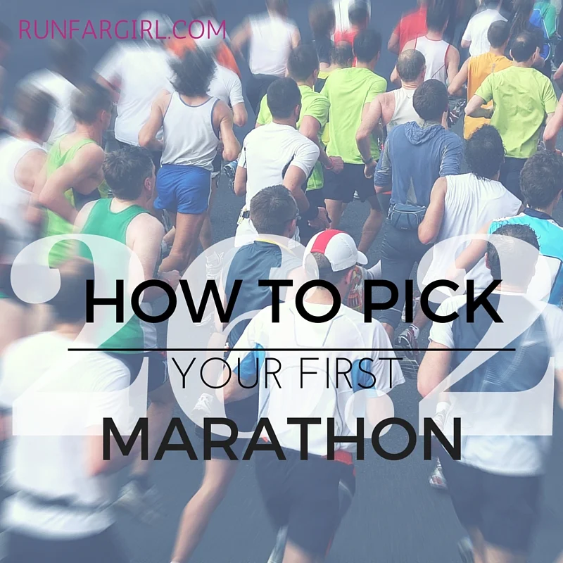 pick your first marathon