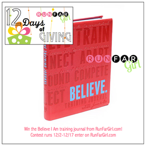 Day 6: Believe I Am Training Journal Giveaway