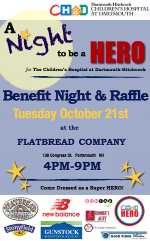 A Night to be a HERO Benefit Dinner and Raffle (including 3 pairs of New Balance shoes!)