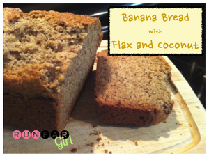 Banana Bread with Flax and Coconut