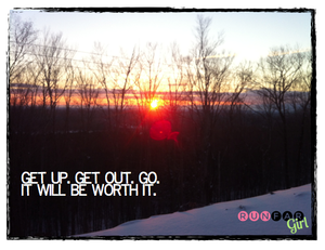 Snowshoe Running+Spectacular Sunrise