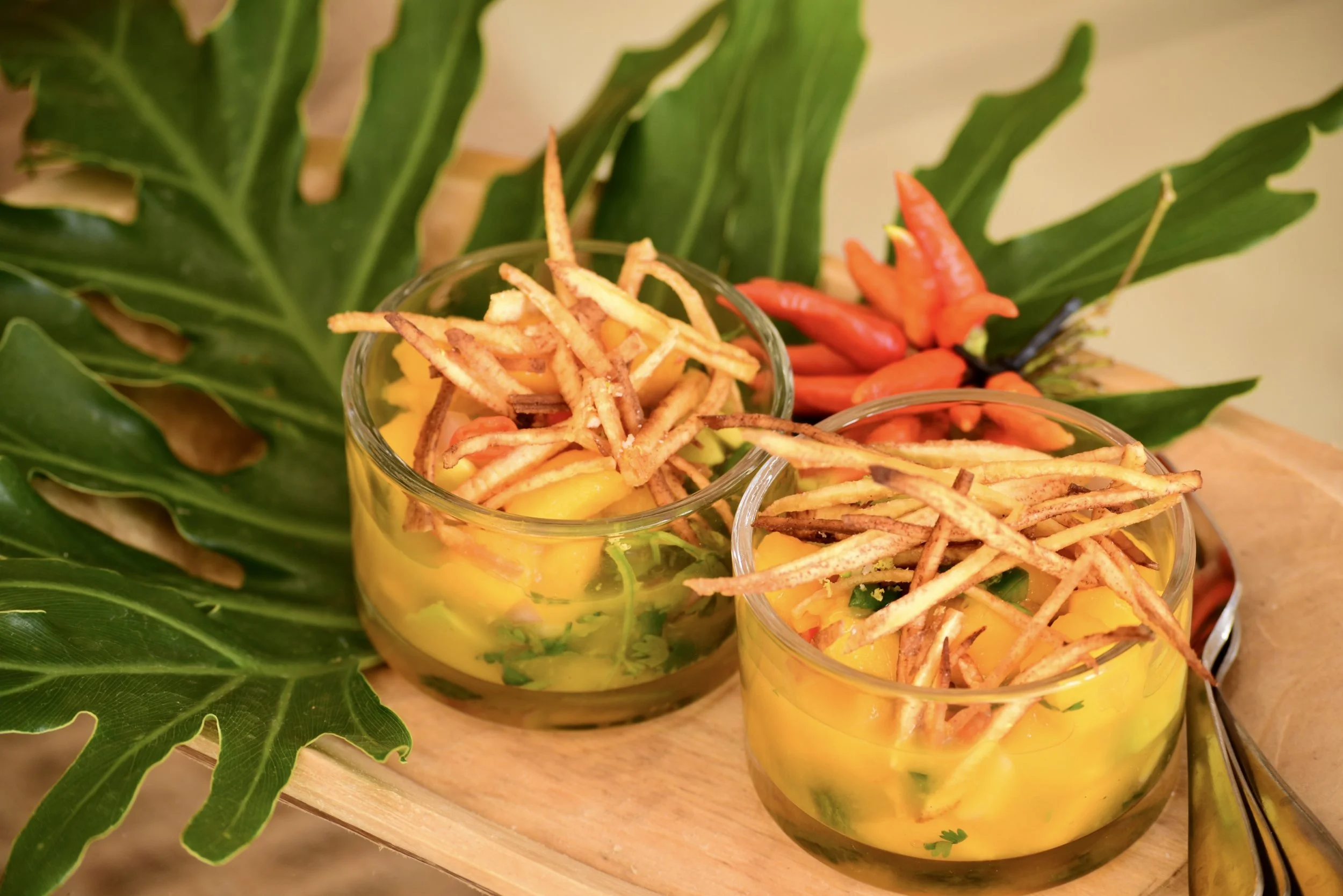 Ceviche de mango 