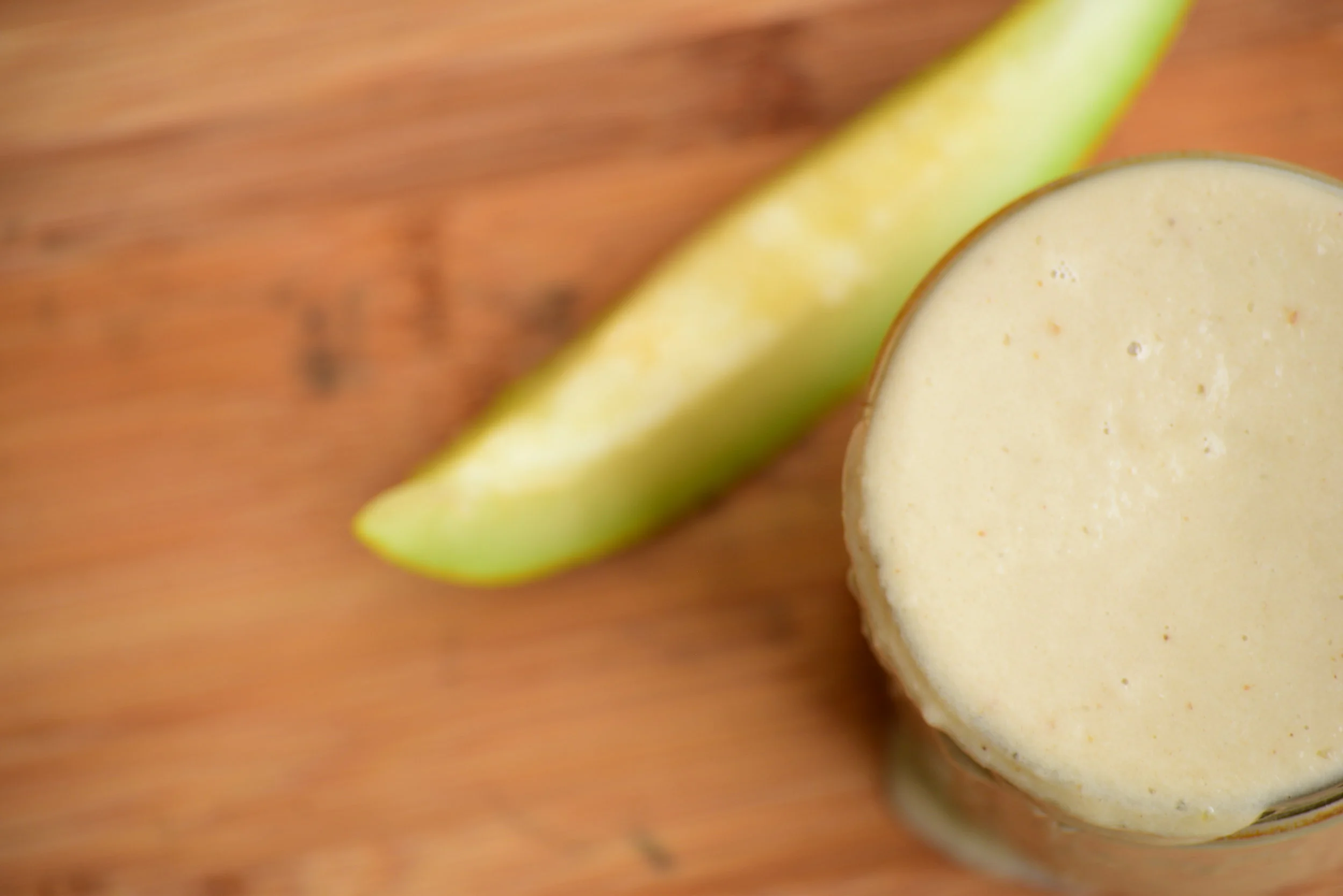 Licuado de melón, jengibre, y ajonjolí