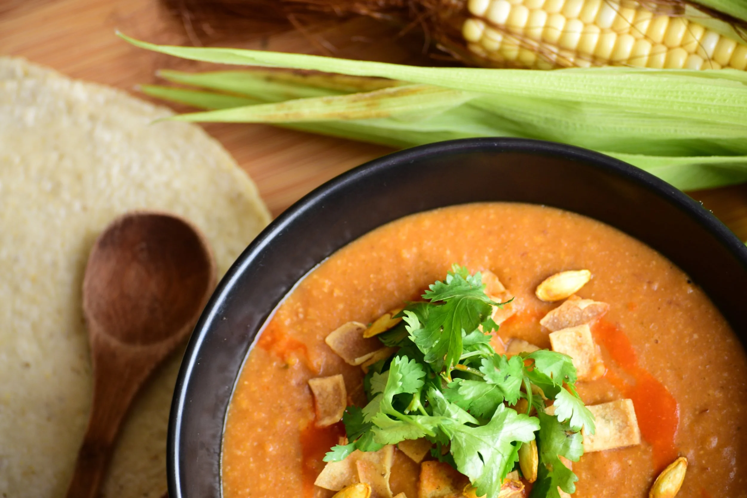 Sopa de tortilla auténtica