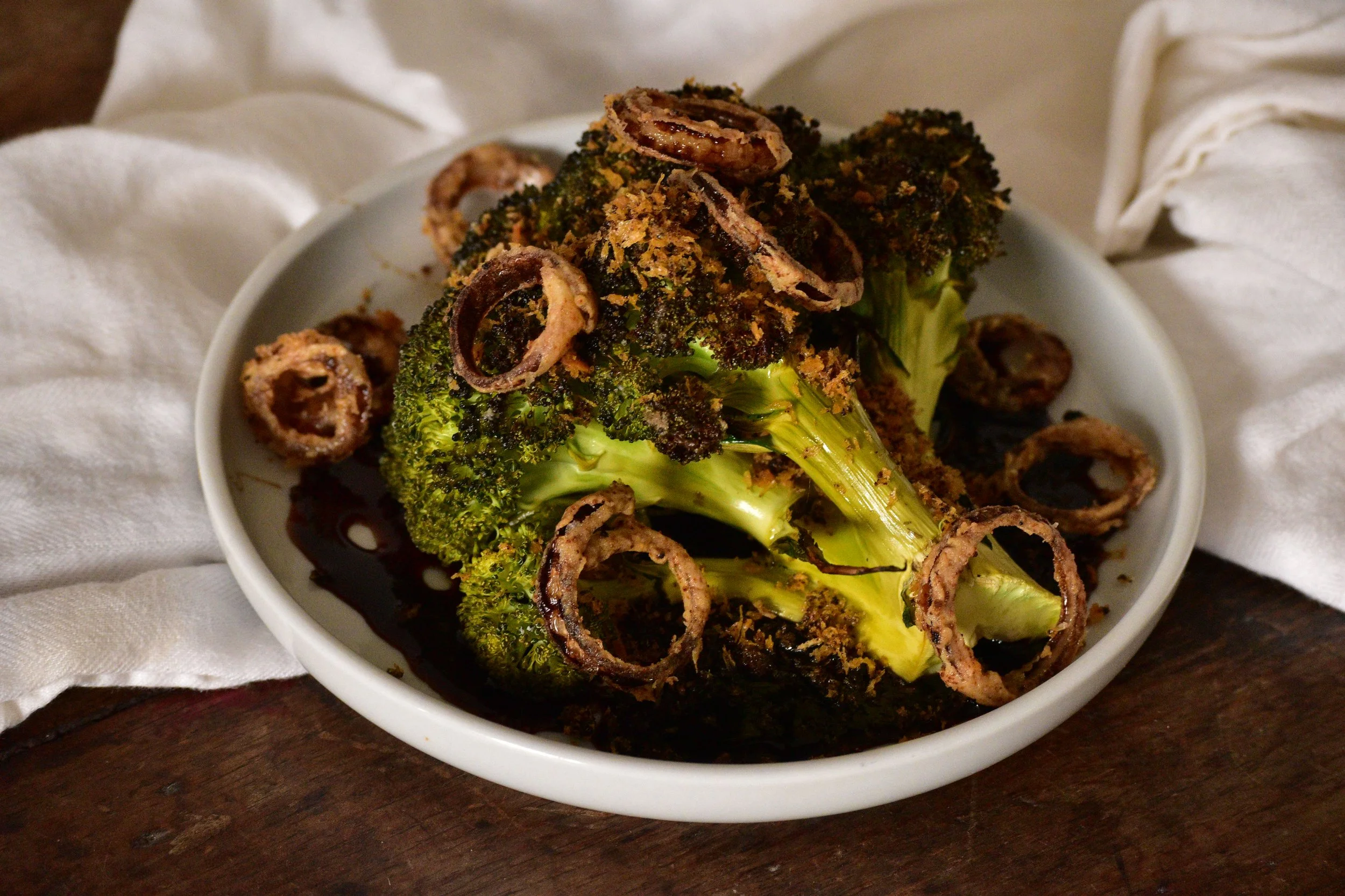 Broccoli con agridolce y el Mercado Villanueva 
