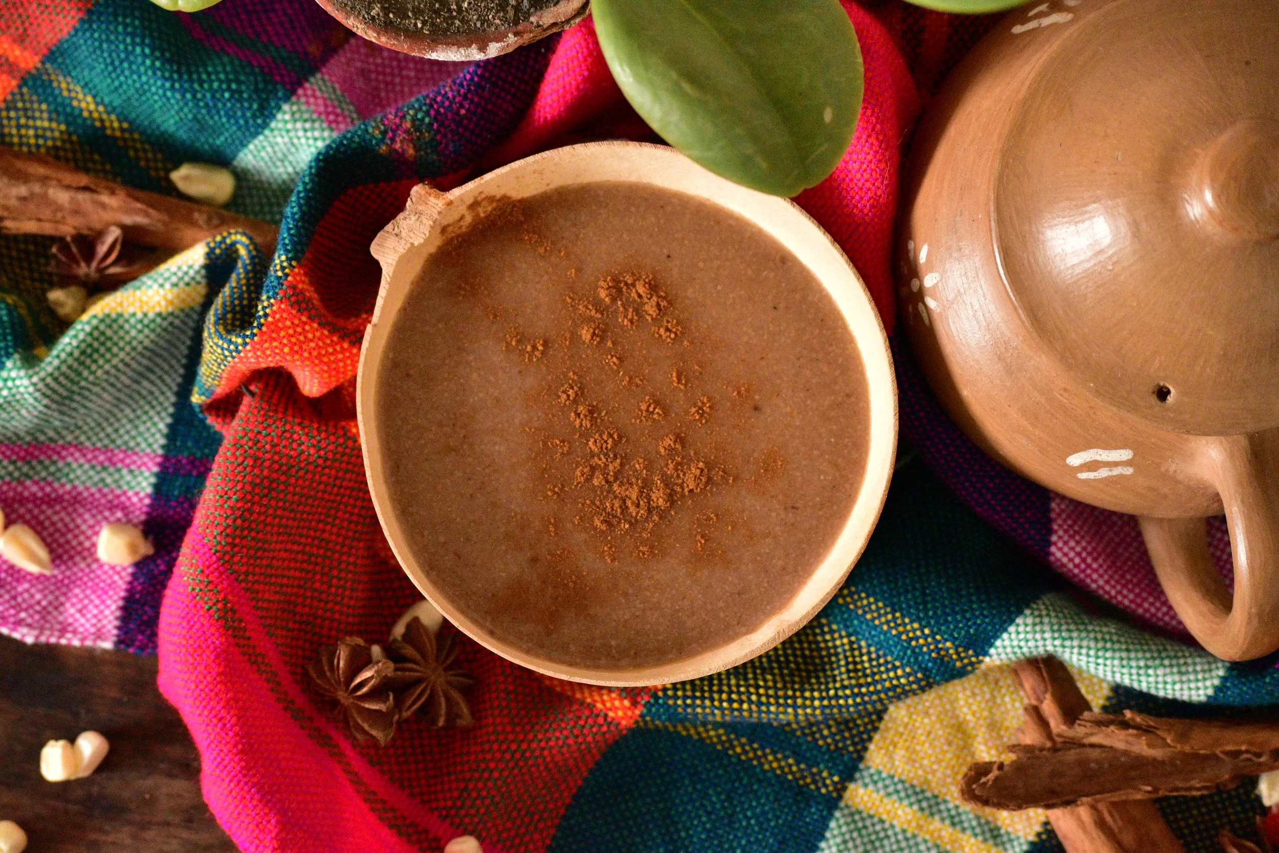 Pinol de maíz y el Mercado de La Paz