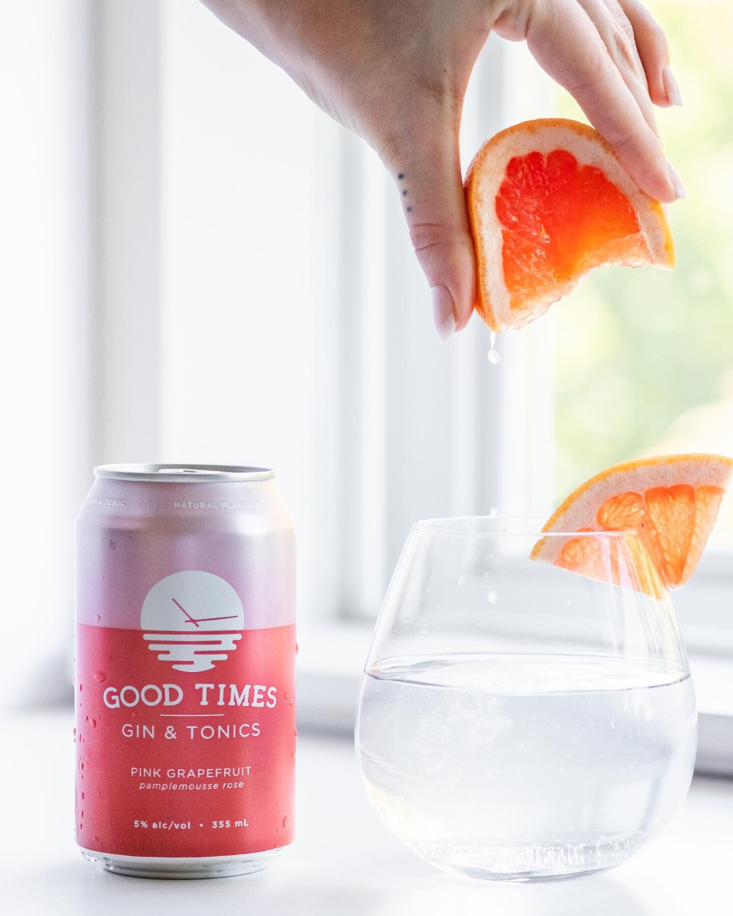 A Summer Classic🍹Our Pink Grapefruit G&amp;T is as refreshing as it looks!⁣
⁣
⁣
📸 @brontetaylorphotography ⁣
#goodtimesdrinks#goodtimes#pinkgrapefruit#ginandtonic#ginandtonics#summercocktails#summerdrink#grapefruit#vancitydrinks#vancouver#supportlo