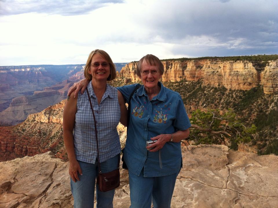 mom and me at Grand Canyon