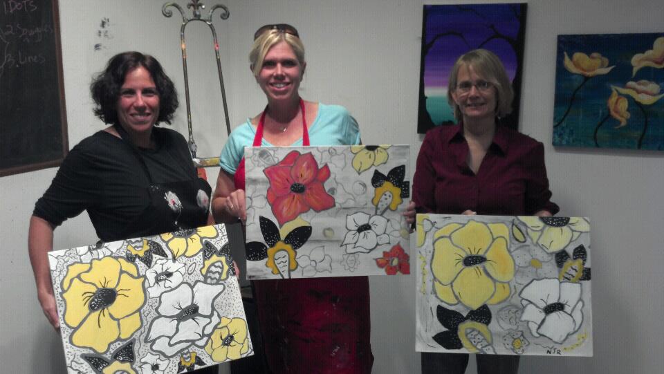 Painting with a Twist night with friends