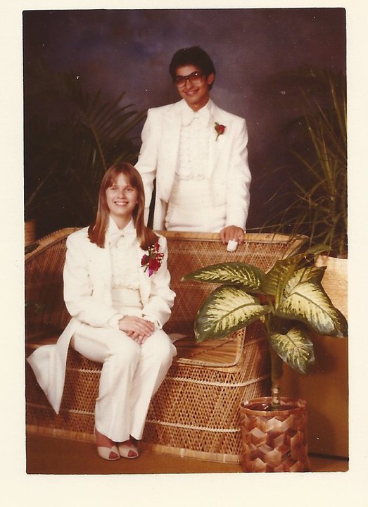 My senior prom photo. Yes, my date was also gay.
