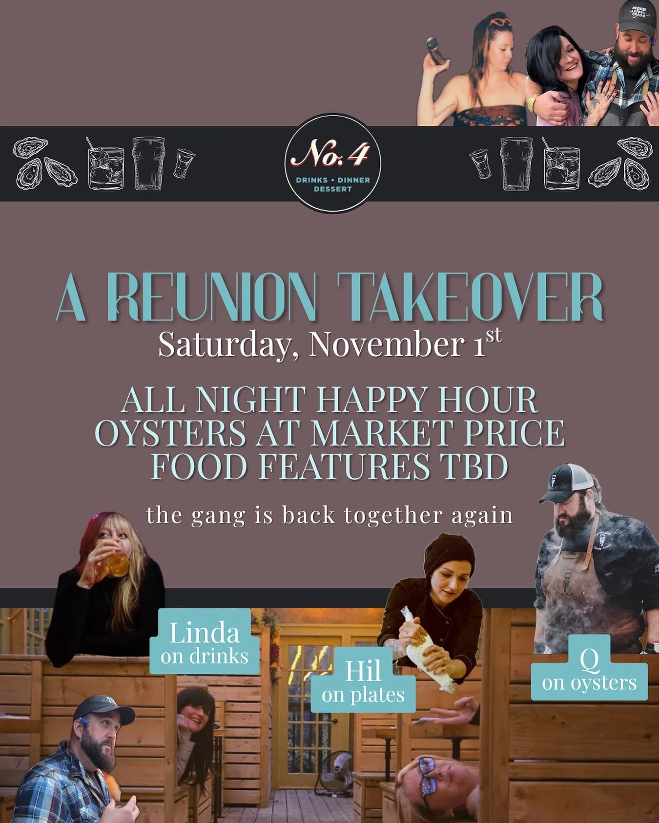 Our owner Hilarie is a special woman who always seems to surround herself with the best people. This is her birthday week and she figured she might as well celebrate with us in a special way! 🥳

This Saturday, November 1st, Hil is giving our Chef AJ