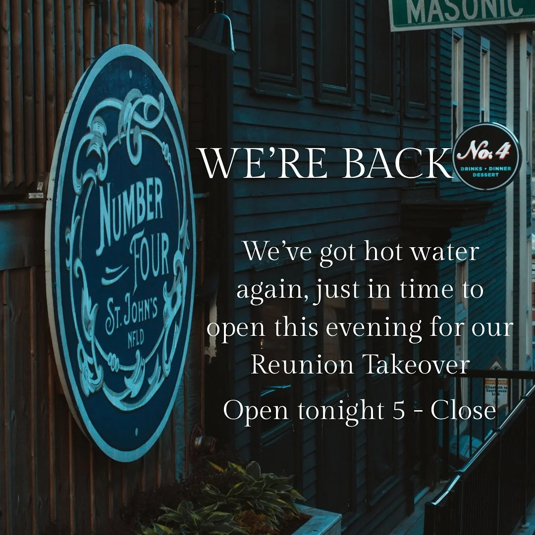 We&rsquo;re back in business tonight! Starting 5pm we&rsquo;ll be open for our reunion takeover with all-night happy hour, oysters, and feature dishes from our own woman extraordinaire Hil!

Book your reservation online through OpenTable using the li
