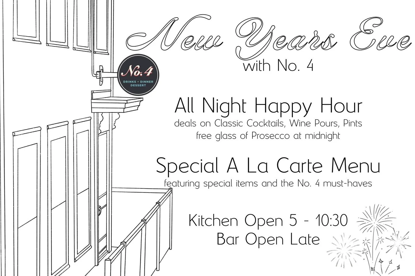 Thinking about your dinner plans before your New Year&rsquo;s party? Or maybe you&rsquo;re waiting until last minute to find a spot to celebrate. Either way we might have a tempting idea for you:

This New Years Eve we&rsquo;re going to be doing all-