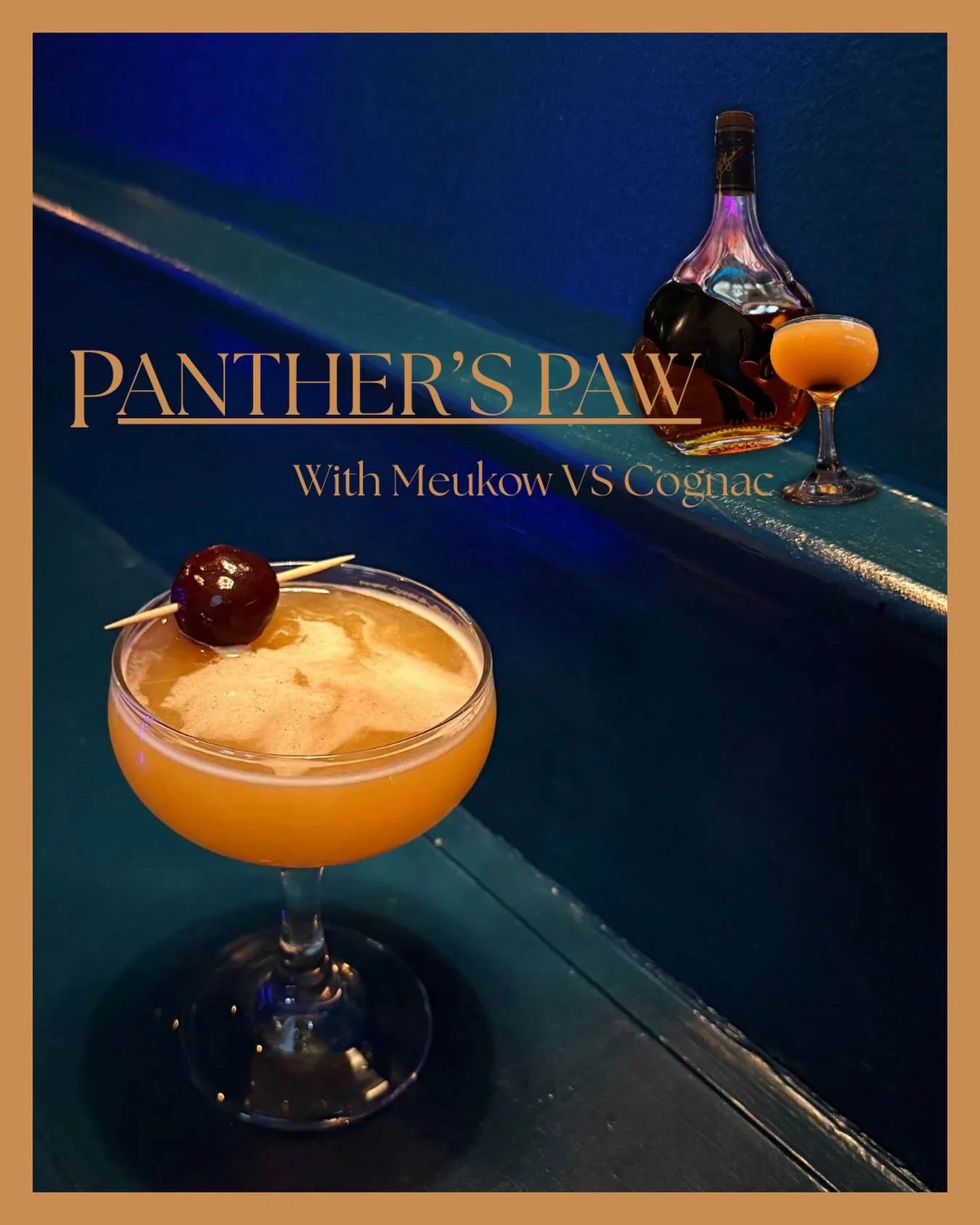 In Collaboration with our friends @mersoleilagency we have created a Very Special cocktail featuring Meukow VS Cognac.

Available from Friday at No.4, the Cognac has hints of spiced fruit, almond and oak. We&rsquo;ve paired it with pineapple to bring