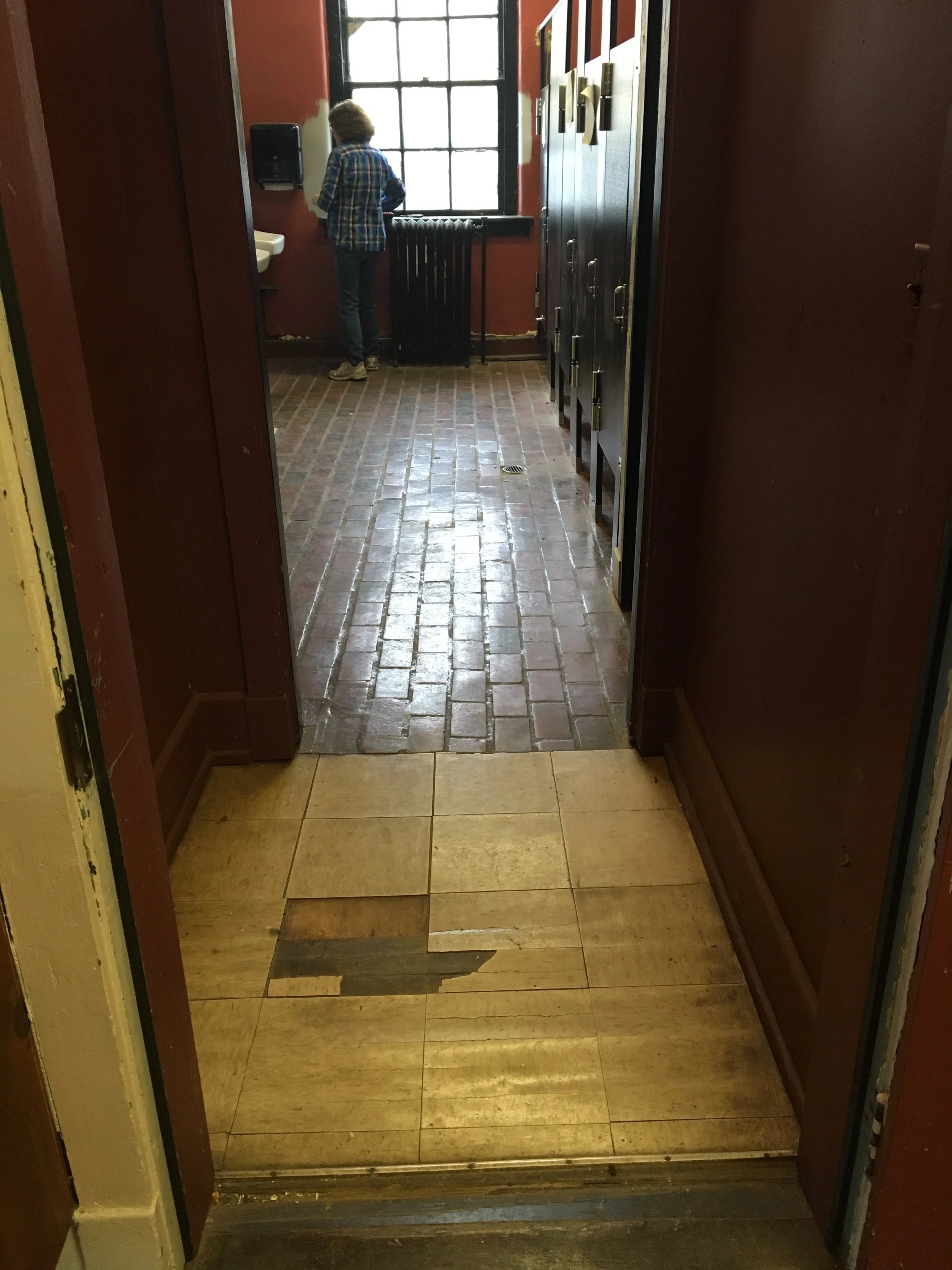Front Boys Bathroom - Before