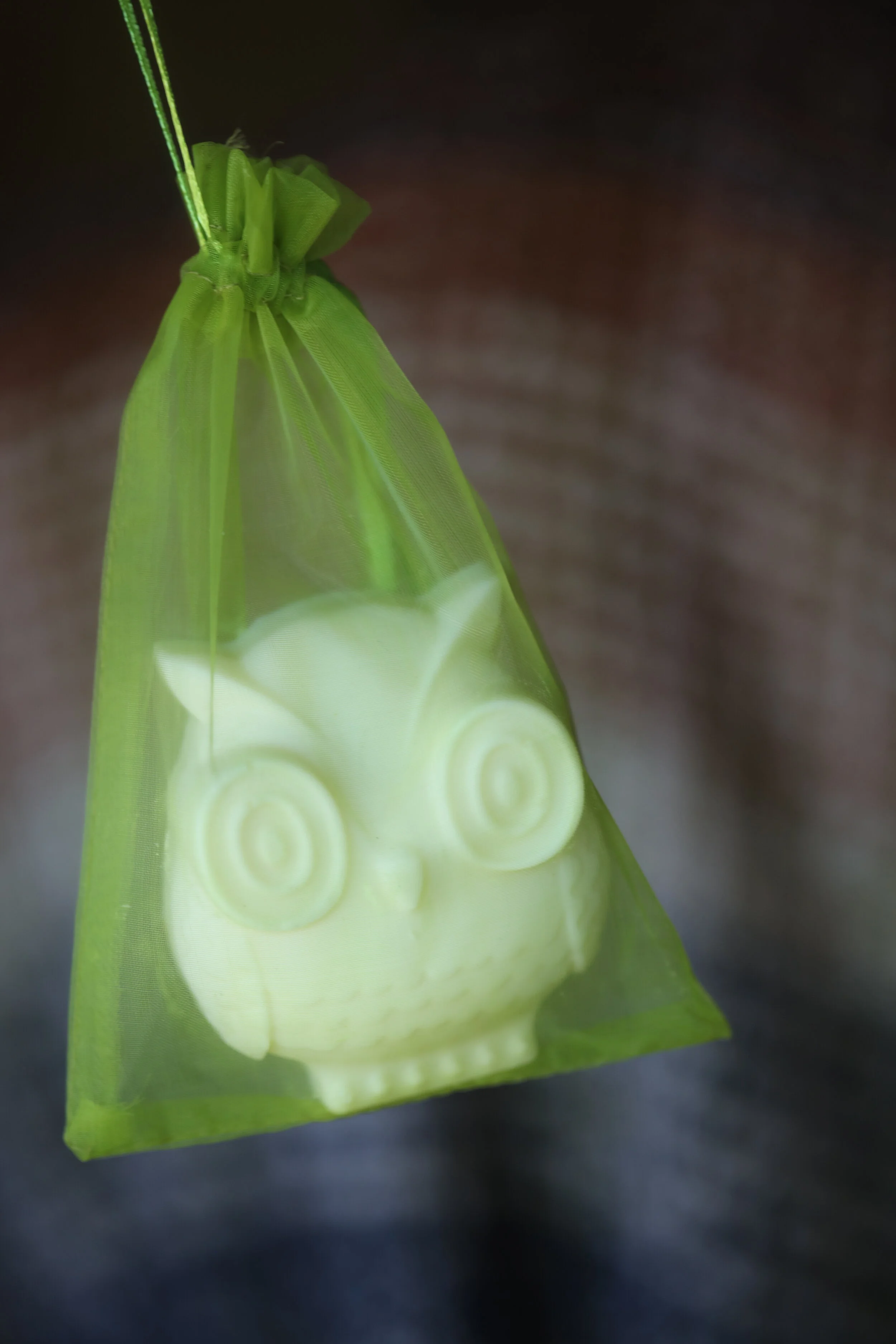 soap mold owl in mesh bag.JPG