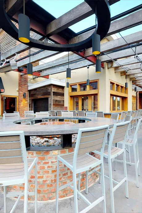 matchbox rockville · maryland Located in Congressional Plaza on Rockville Pike, across from the Twinbrook Metro. The Congressional Room accommodates 30 guests seated, or 35 guests standing, reception-style. The Patio Room accommodates 24 guests seated, or 40 guests standing, reception-style, and the Barrel Room accommodates 55 guests seated, or 70 guests standing, reception-style. View the space.