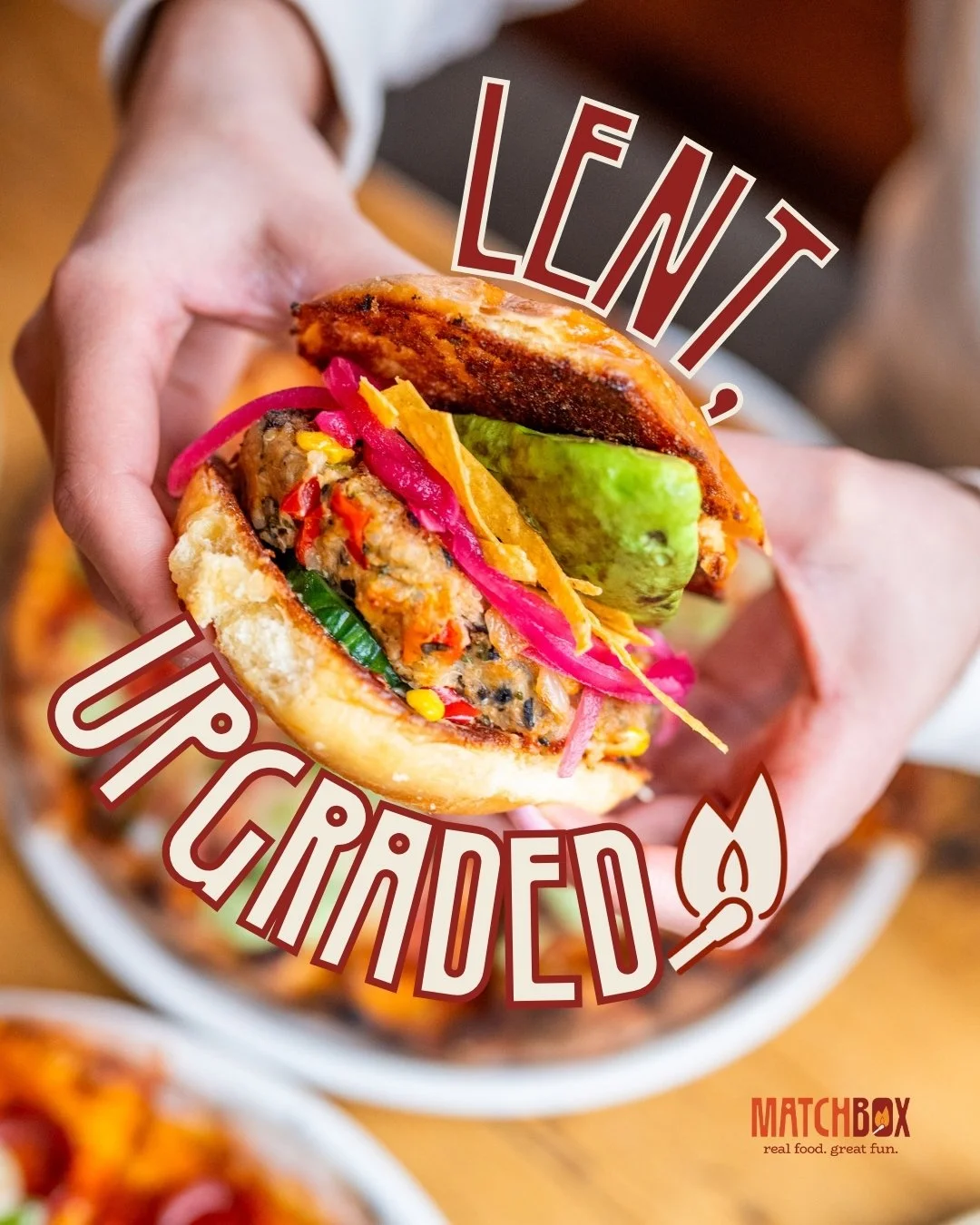 if you&rsquo;re giving something up for lent, flavor doesn't have to be it. 

come try the veggie upgrade.

#matchbox #matchboxrestaurants #lentseason #dmvdining #realfood