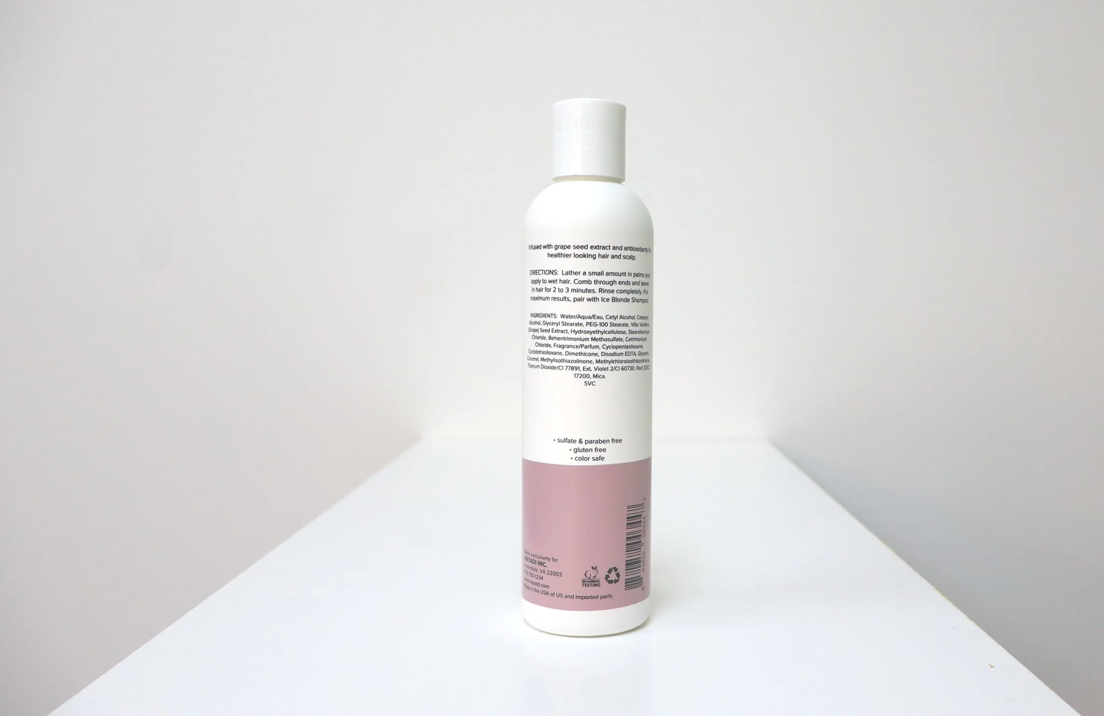 Ice blonde conditioner ingredients