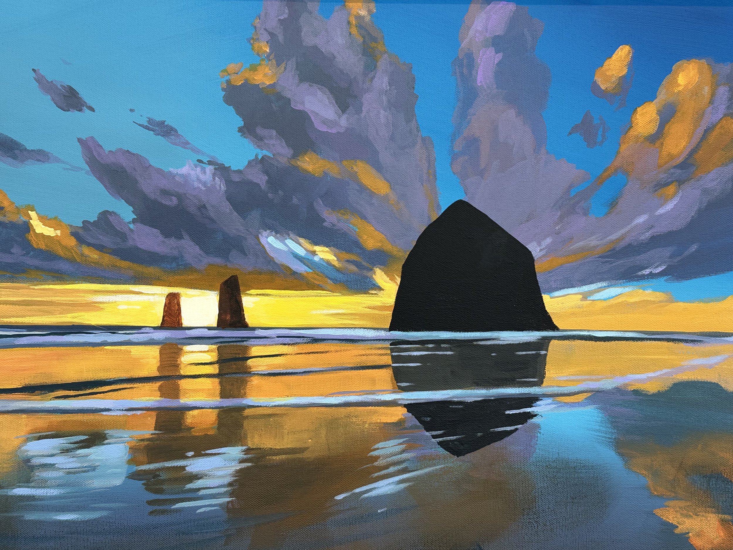 Haystack Reflection 18x24" $600