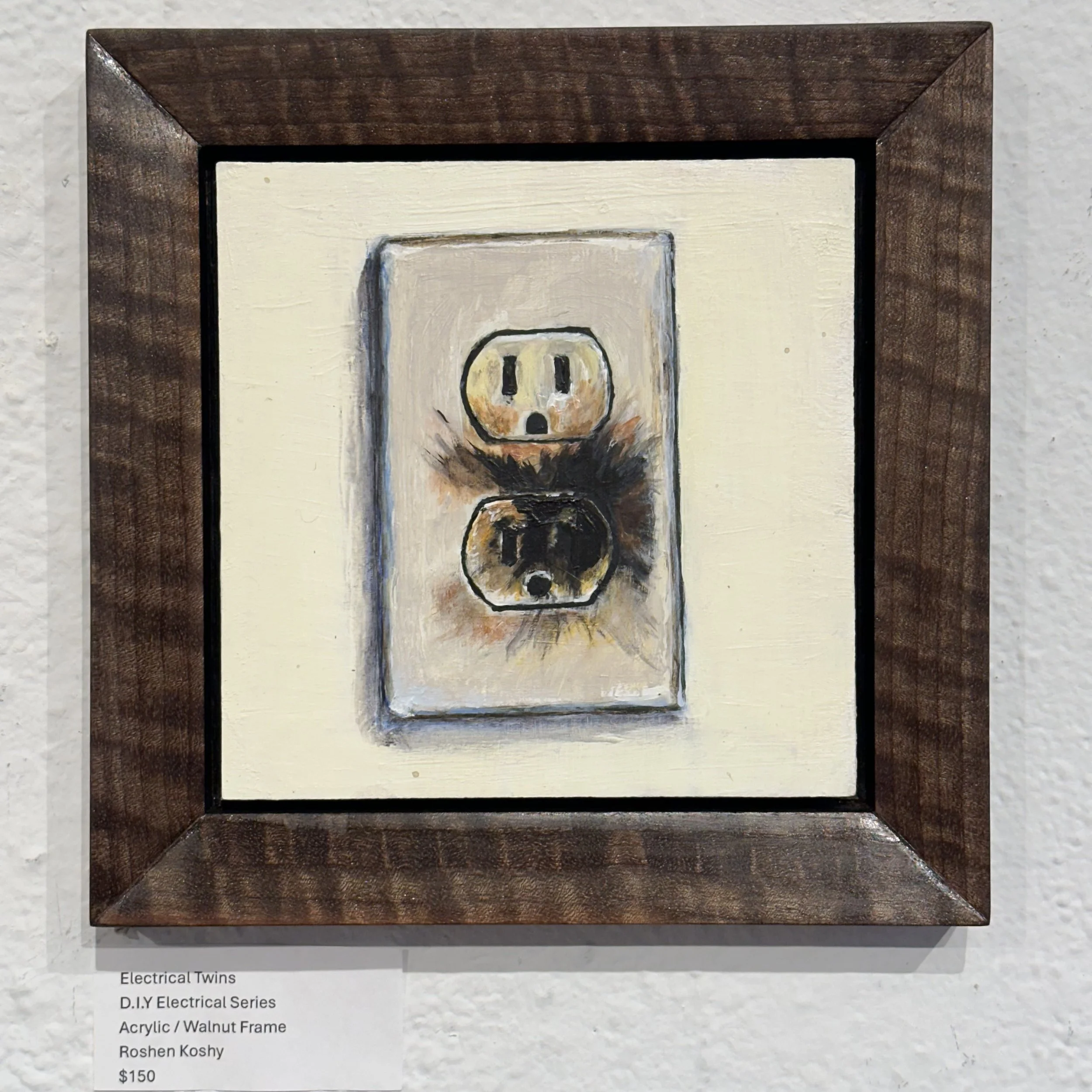 Roshen Koshy - Electrical Twins - Mixed Media - $150