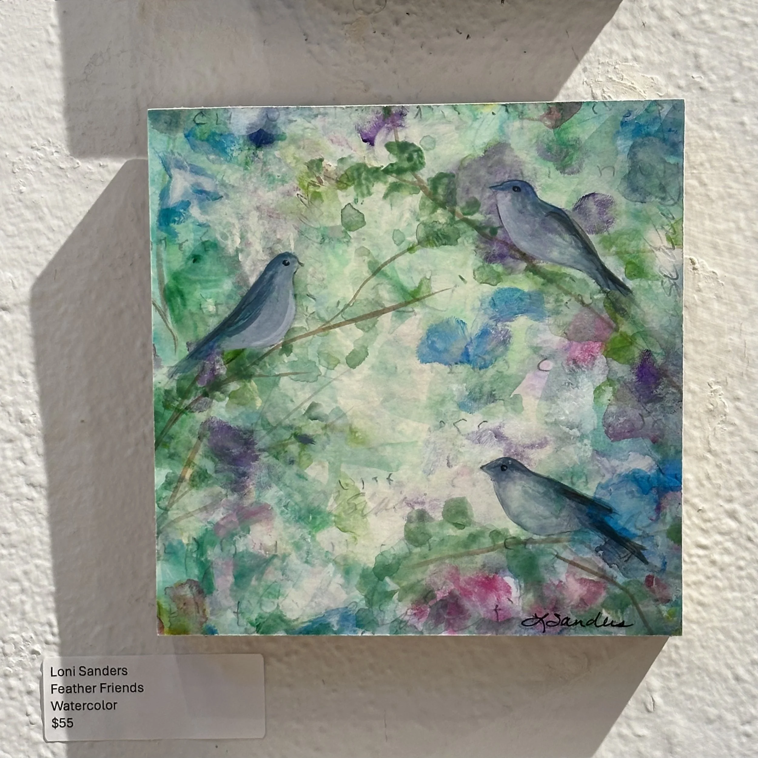 Loni Sanders - Mischief Maker - Watercolor - $65