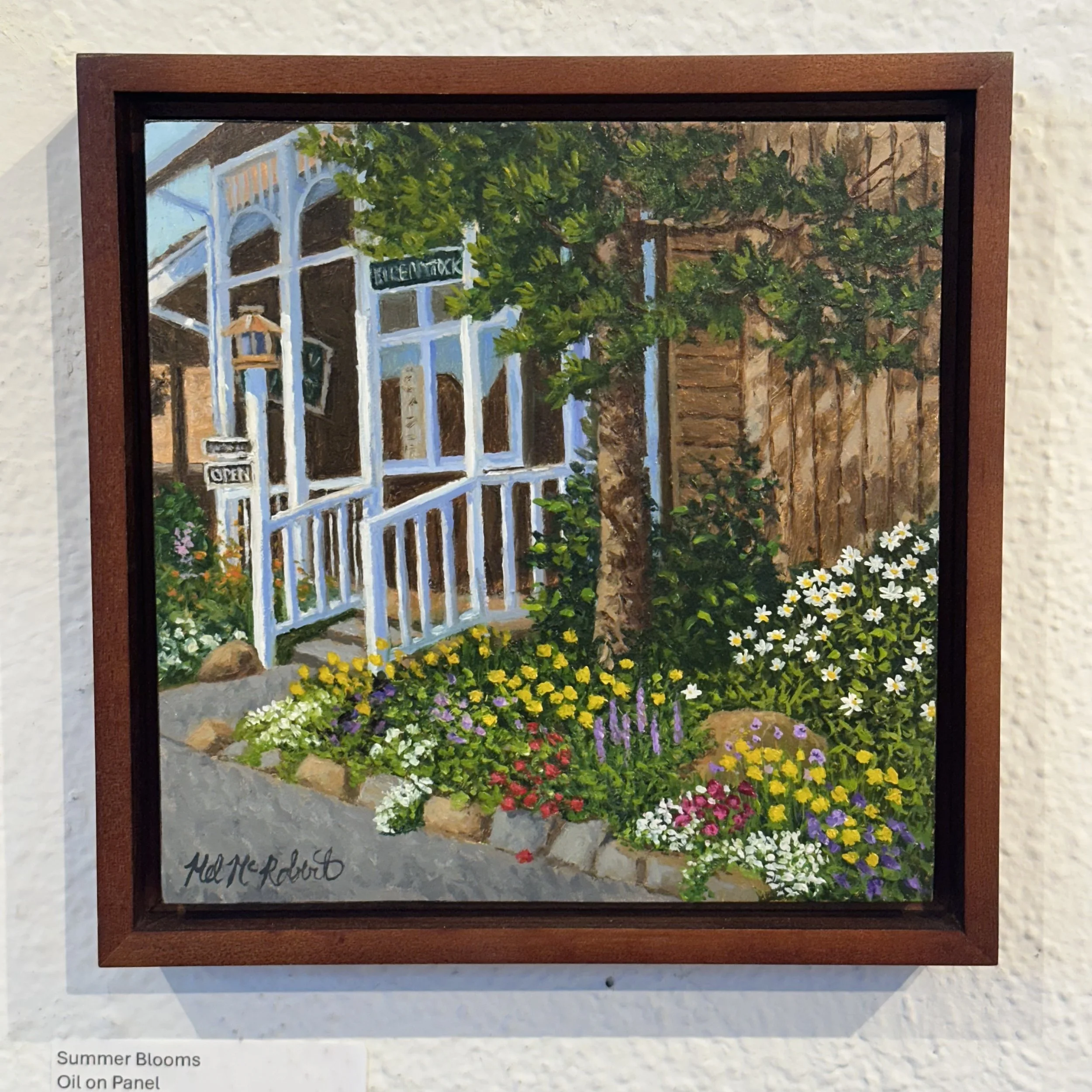 Mel McRobert - Summer Blooms - Oil - $275