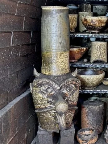 Tengu II  - Woodfire Vase - 12x9x21 - $250