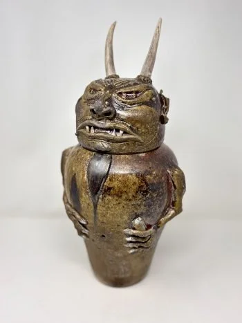 Oni II- Woodfire Jar - 7.5x8x19-  $425