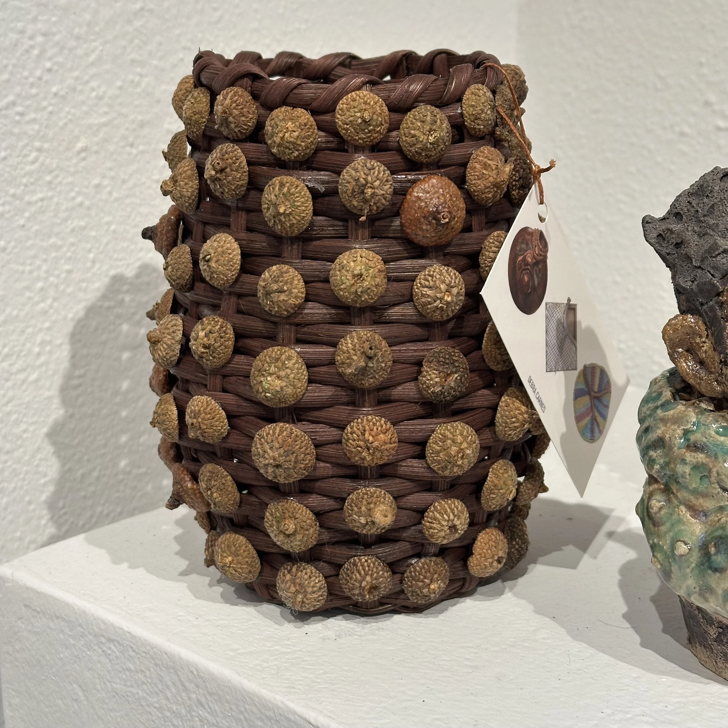 Debra Carnes - Acorn Basket - $85